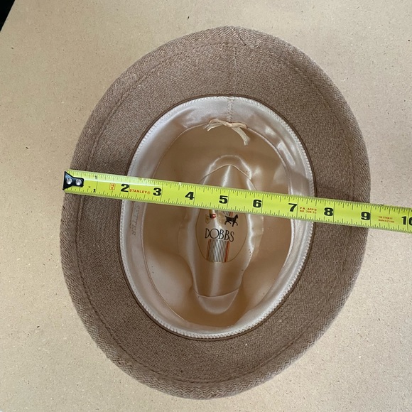 VTG Dobbs Pace Setter Collection Hat. Wool. Tan - Picture 11 of 12